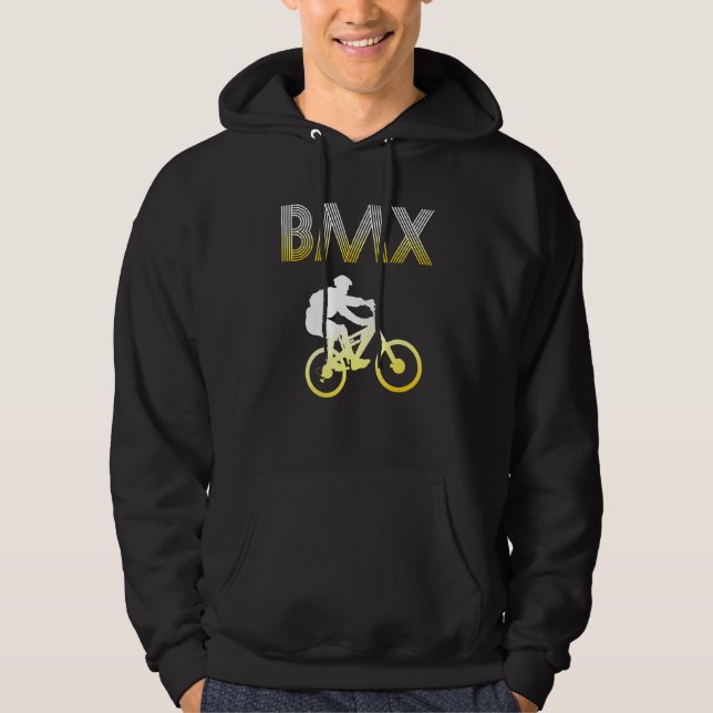 Bmx Stunts Bike Bicycle Bike Motocross 15 Hoodie (Front)