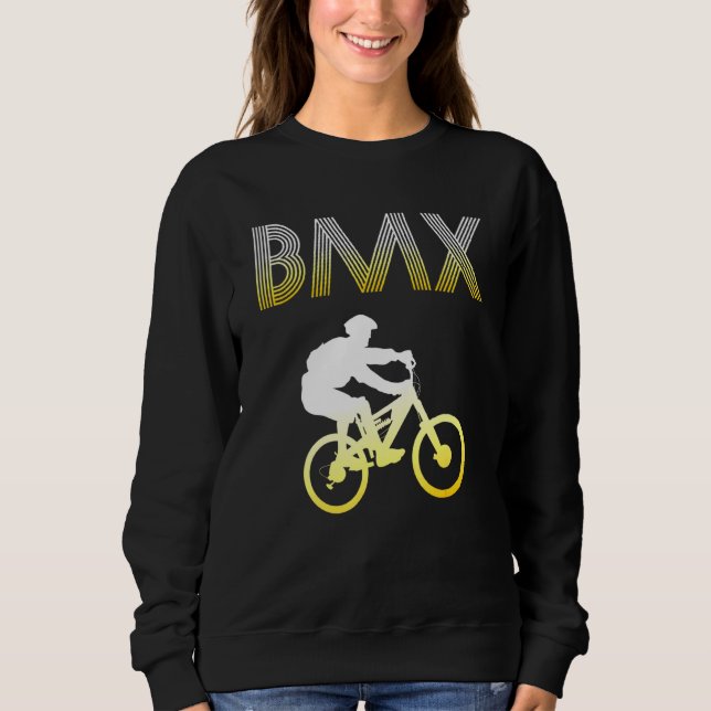 Bmx Stunts Bike Bicycle Bike Motocross 15 Sweatshirt (Front)