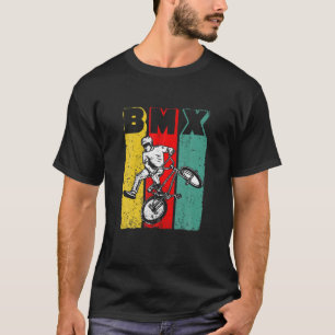 BMX Vintage Bicycle Motocross Biker Racing Freesty T-Shirt