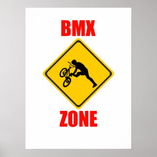 Bmx Zone Poster