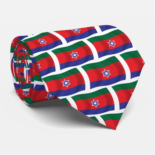 Bnei Menashe Flag Tie (Rolled)