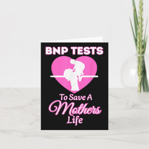 Bnp Testing Awareness Heart Health Mummy Cardiolog Card