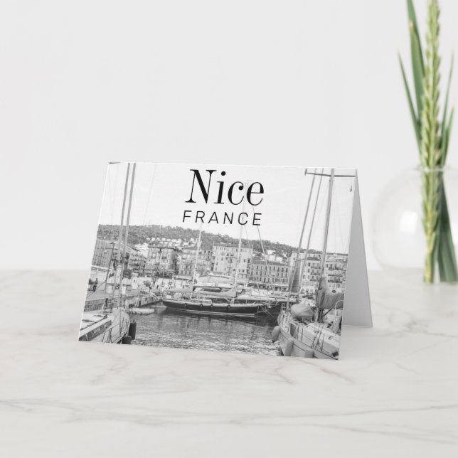 BnW Nice port Card (Front)