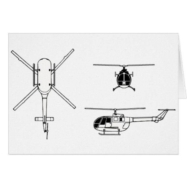 BO-105 (Front Horizontal)