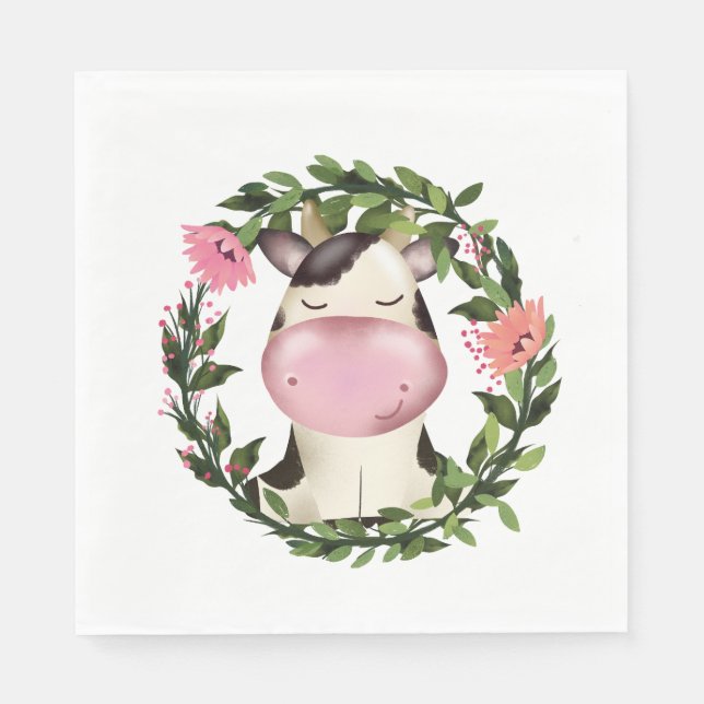 Bo Bovine Napkin (Front)