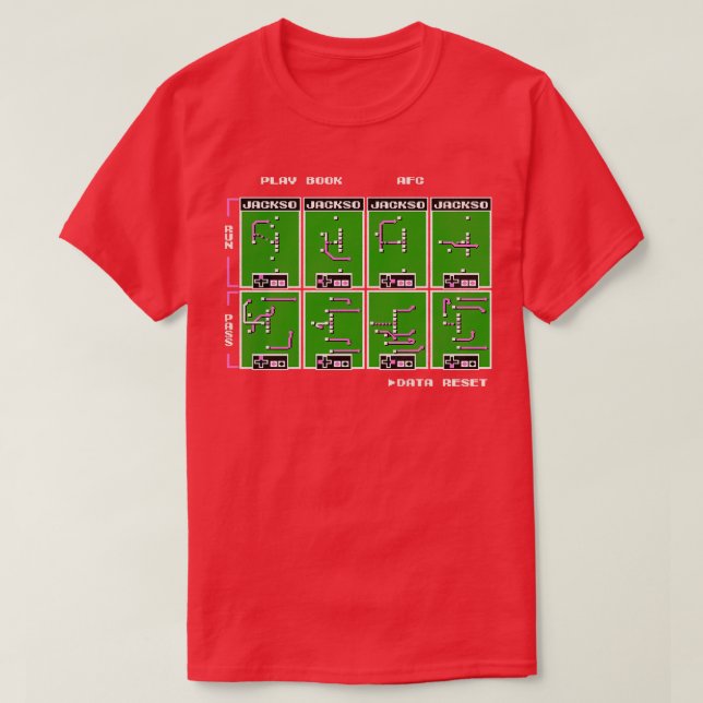 Bo Jackson Running Plays T-Shirt (Design Front)