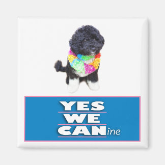 BO Obama YES WE CANine Magnet, square Magnet