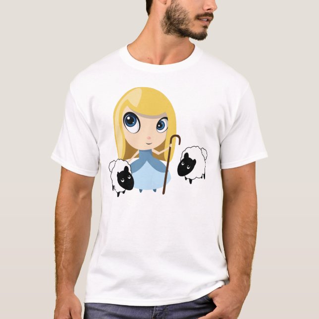 Bo Peep and her Sheep T-Shirt (Front)