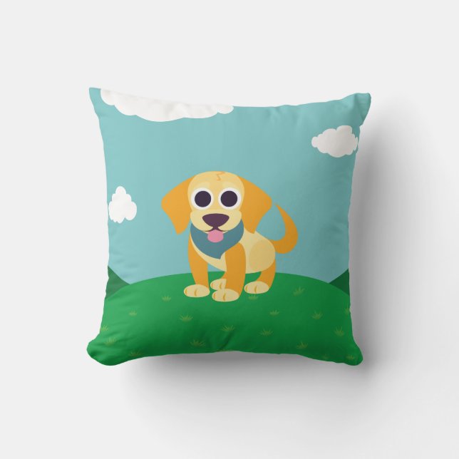 Bo the Dog Cushion (Front)