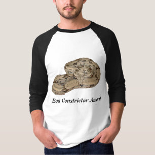 Boa Constrictor Amaril 3/4 Sleeve Raglan T-Shirt