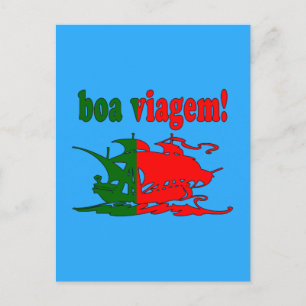 Boa Viagem - Good Trip in Portuguese - Vacations Postcard