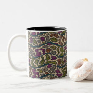 boa wave Two-Tone coffee mug