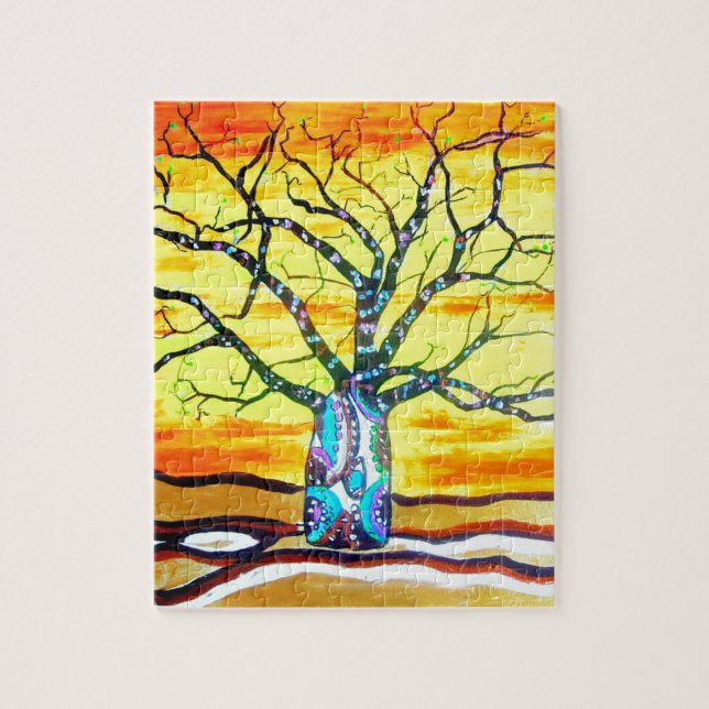 Boab Gold Jigsaw Puzzle (Vertical)