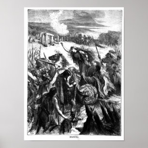 Boadicea Inciting the Iceni against the Romans Poster
