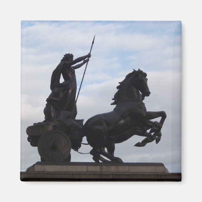 Boadicea Statue Magnet (Front)