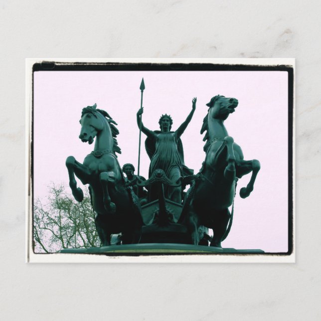 Boadicea Statue - Westminster Bridge - London Card (Front)