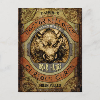 Boar Hairs Postcard
