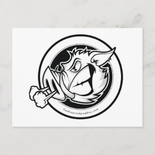 Boar head postcard