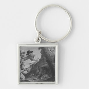 Boar hunt key ring
