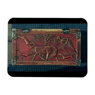 Boar Hunt, plaque from a Byzantine casket, 11th ce Magnet