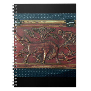 Boar Hunt, plaque from a Byzantine casket, 11th ce Notebook