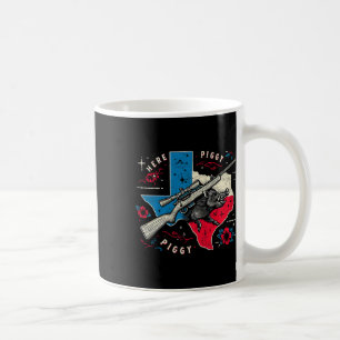Boar Hunter Mens Here Piggy Vintage Texas Wild Hog Coffee Mug