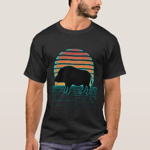Boar Hunting Retro Vintage Hunting Season Wild Boa T-Shirt