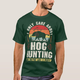 Boar Hunting Vintage Hog Hunter T-Shirt