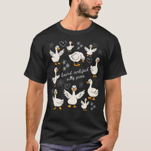 Board Certified Silly Goose Floral Behaviour T-Shirt