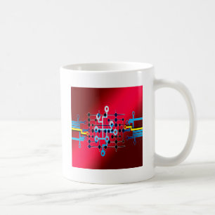 board circuits trace control cente coffee mug