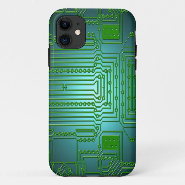 board conductors circuits Case-Mate iPhone case (Back)