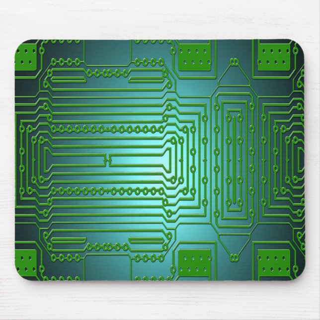 board conductors circuits mouse pad (Front)