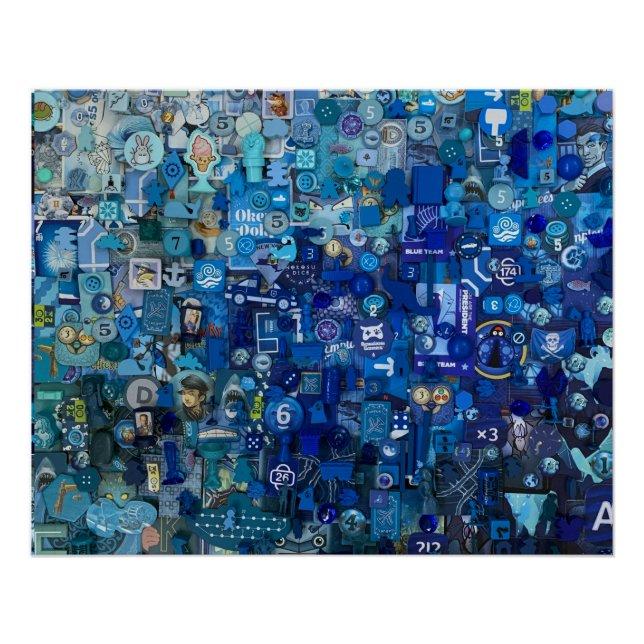 Board Game Components Poster (Front)