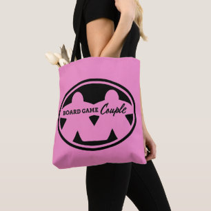 Board Game Couple Black Frame Tote Bag