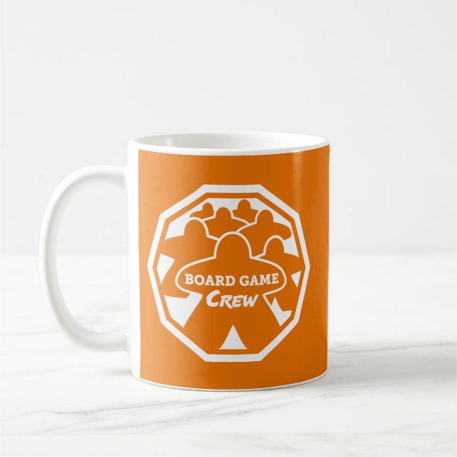 Board Game Crew White Frame Mug (Left)