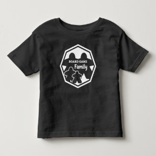 Board Game Family 2P2K White Frame Toddler Shirt
