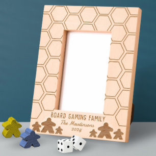 Board Game Family Photo  Etched Frames
