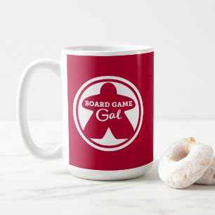 Board Game Gal White Frame Mug