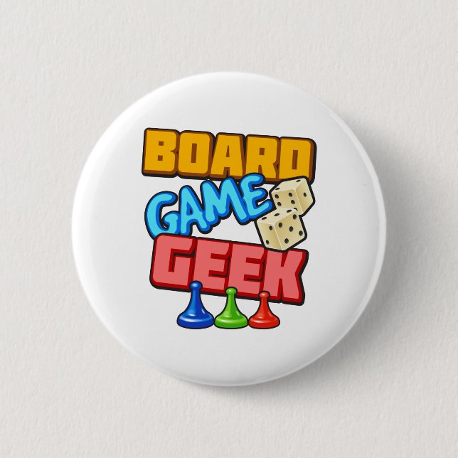 Board Game Geek 6 Cm Round Badge (Front)