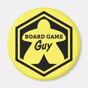 Board Game Guy Black Frame Magnet