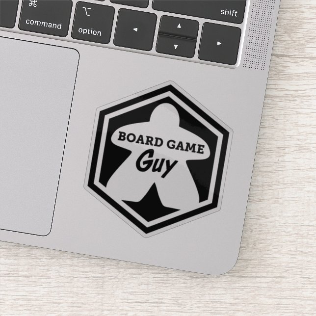 Board Game Guy Vinyl Sticker (Detail)