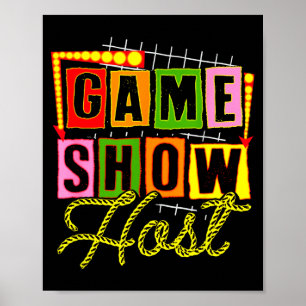 Board Game Lover Trivia Game Night Funny Game Show Poster