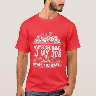 Board Games Dog gift T-Shirt