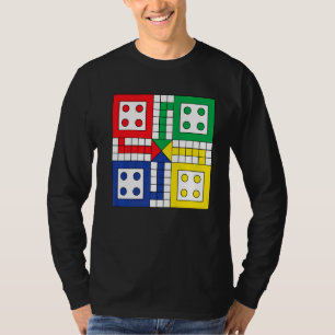Board Games Play Ludo On Your Illustration Graphi T-Shirt