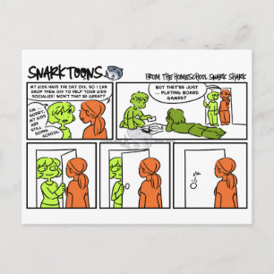 Board Games Postcard