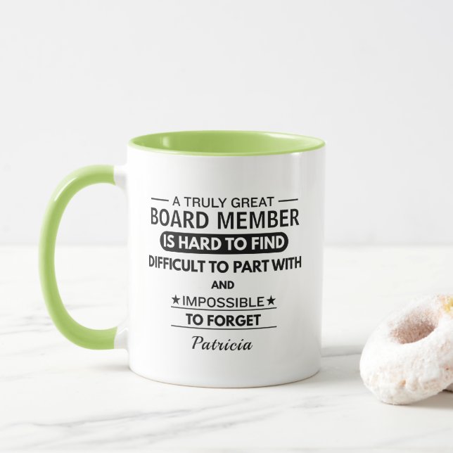 Board Member Mug (With Donut)