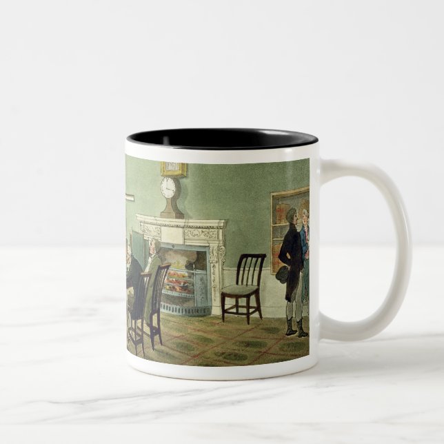 Board of Trade, from 'Ackermann's Microcosm of Lon Two-Tone Coffee Mug (Right)