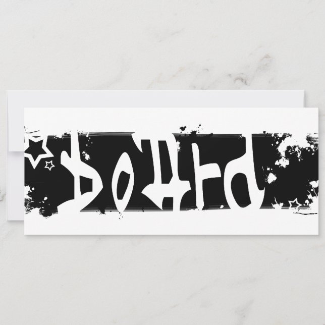 board : scratched out invitation (Front)