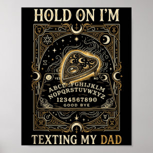 Board sorry can't talk on the phone dad tank poster