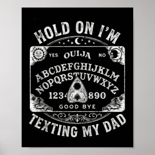 Board sorry can't talk on the phone dad tank poster